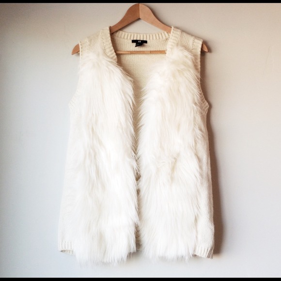 Faux fur vest