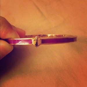 Kate Spade thin bangle (purple and gold color)