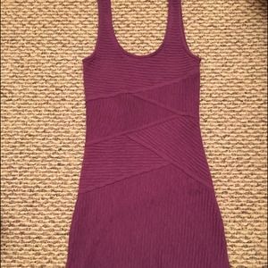 Free people purple body con dress