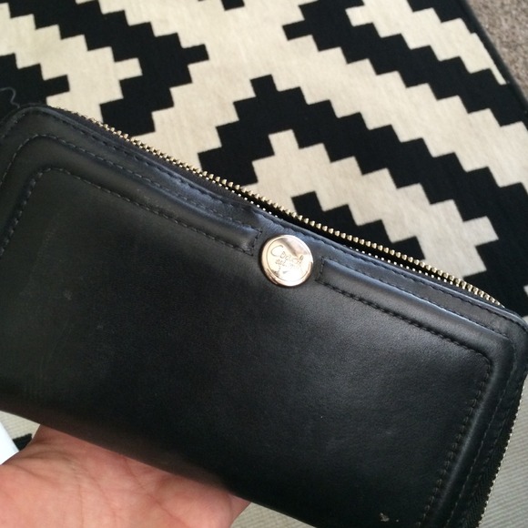 Coach authentic leather wallet