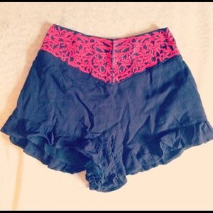 High waist shorts