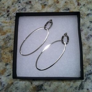 Sterling silver earrings.