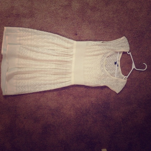 Cream Sweater Dress