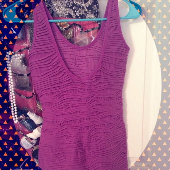 Magenta pink bandage bodycon dress - Picture 2 of 4