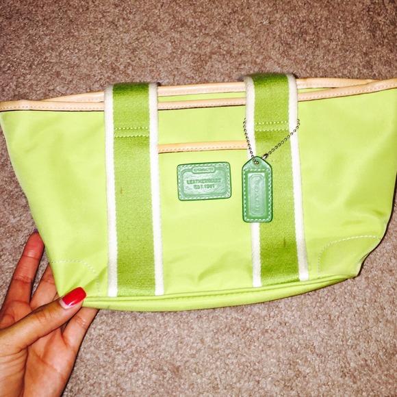 Limited spring edition, reversible coach bag