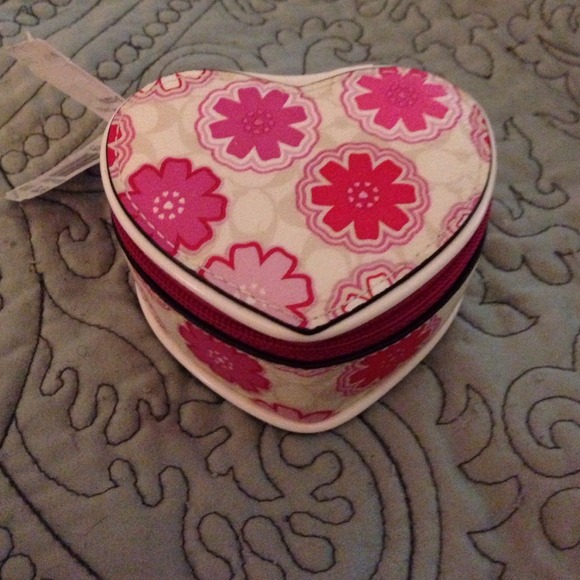 Coach Accessories - A Coach Floral Print Jewelry Pouch