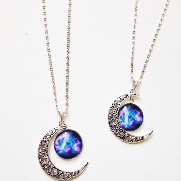 Crescent moon necklace