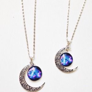 Crescent moon necklace