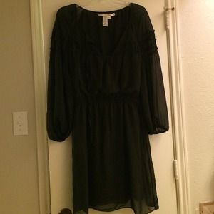 Max Studio black long sleeve dress