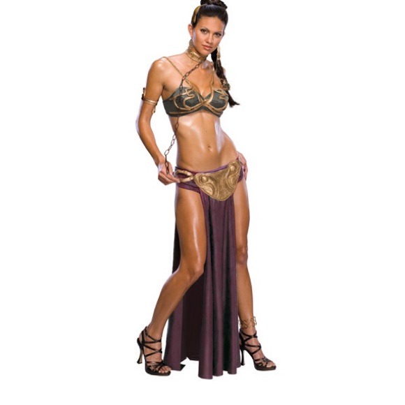 Sexy Princess Leia Slave a Costume NEW