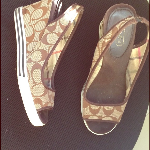 Wedge sandal by Coach