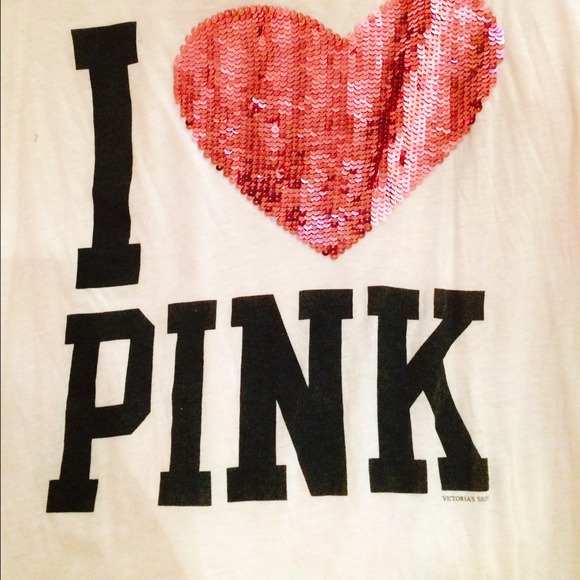 I HEART Pink blinged scoop neck shirt! - Picture 2 of 2