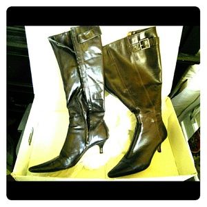 Women's Brown Leather Boots