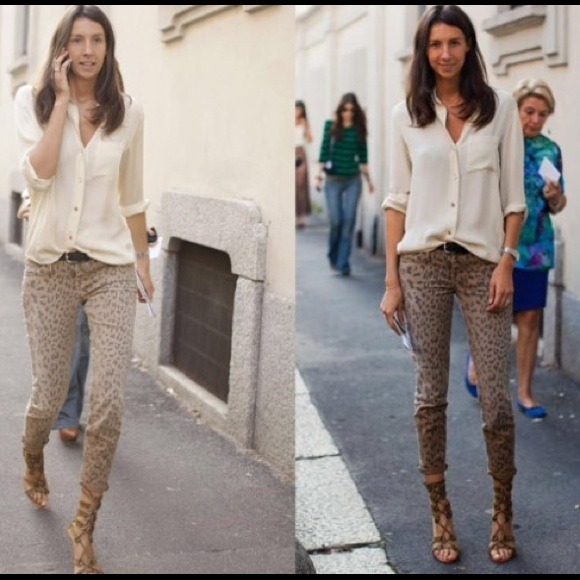 Cache' Printed Skinny Jeans!