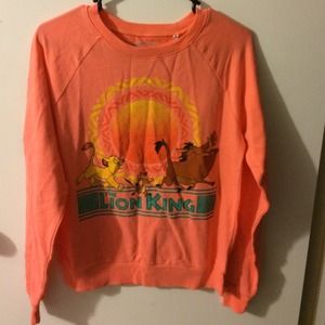 Pink lion king sweater