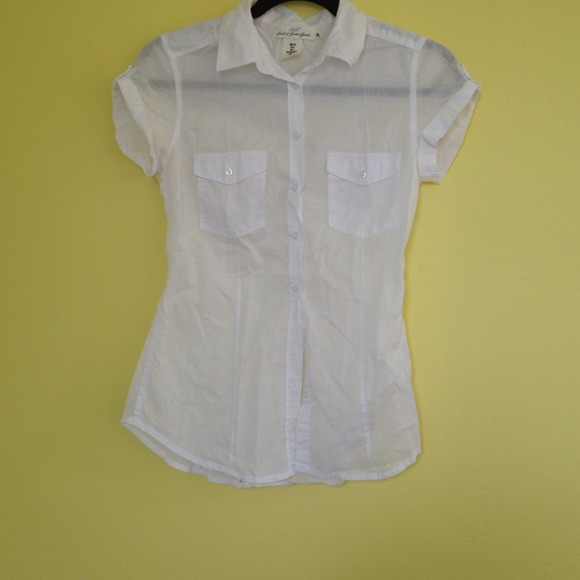 White Collared Shirt - Picture 1 of 2