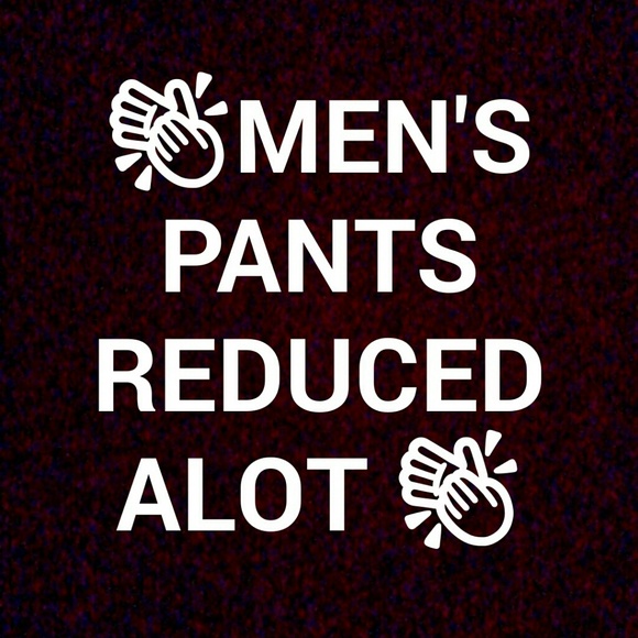 Price Cut On Men's Pants - Picture 1 of 1