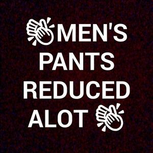 Price Cut On Men's Pants