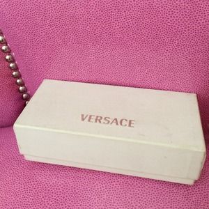 White Versace Glasses Case Box