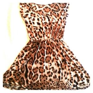 Leopard Print doll Dress
