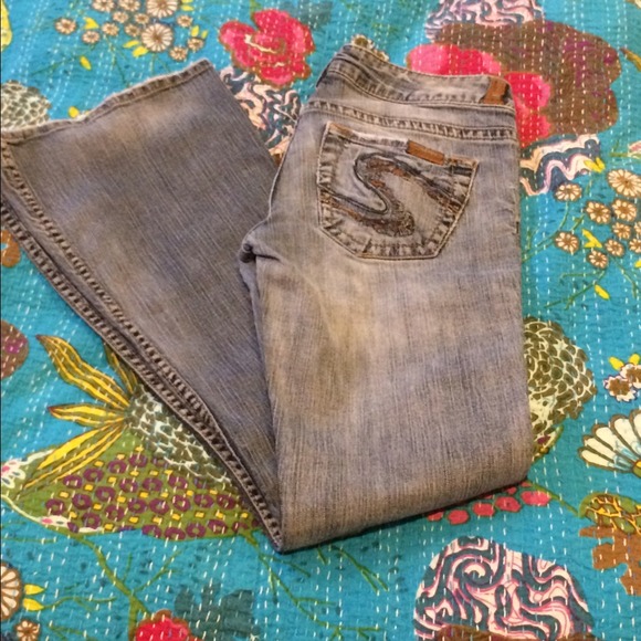 Silver brand jeans size 26 with 31" long inseam