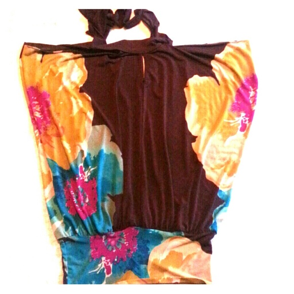 Hawaiian Summer Top (Brown)