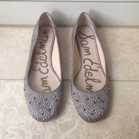 Sam Edelman studded flats sz 9