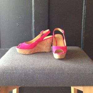 Nine West Pink wedges