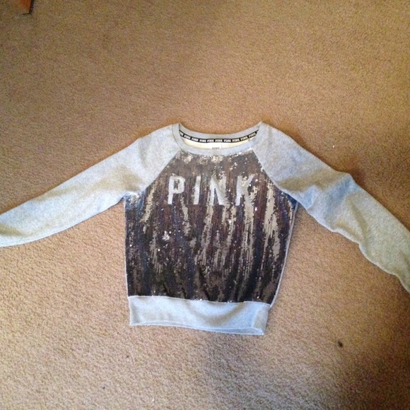 SOLD Bling PINK VS hoodie - Picture 2 of 3