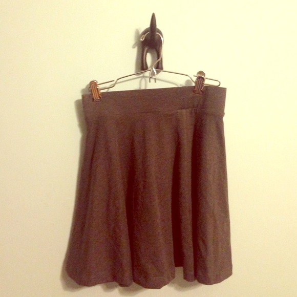 H&M Skater Skirt Gray