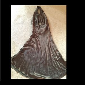 Moss green ABS dress