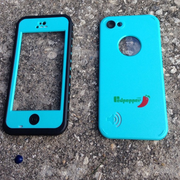 Teal Blue Life Proof IPhone 5c case