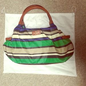 Blue green white 100% authentic Kate spade