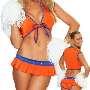 sexy sparkle cheer leader costume