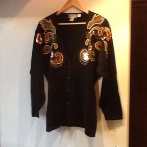 Sweater with sequins