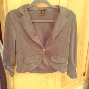 Dark grey blazer!