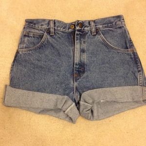 High waisted shorts