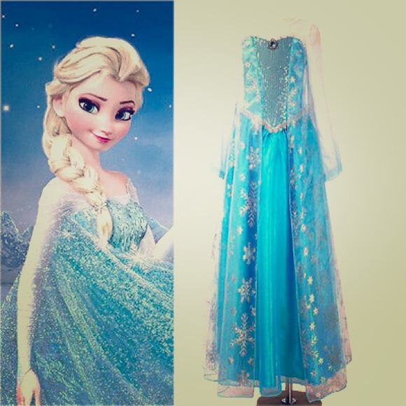Halloween Costume FROZEN Elsa's dress