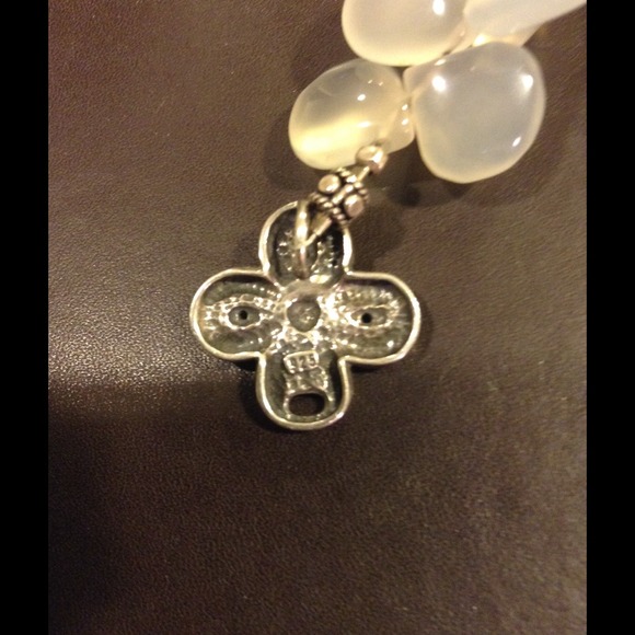 ❤️SALE❤️Pale blue chalcedony and SS bracelet - Picture 2 of 5