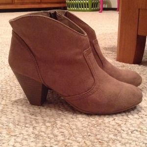 Brown booties