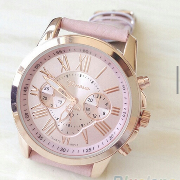 Jewelry - Pink Boyfriend Watch