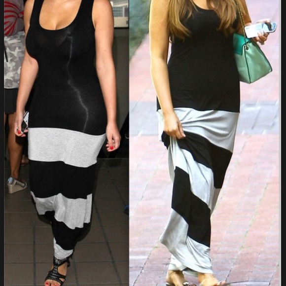 Color block maxi dress - Picture 3 of 3