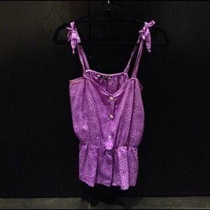 Silk Purple Top