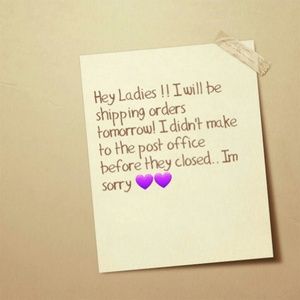 Shipping tomorrow ????????