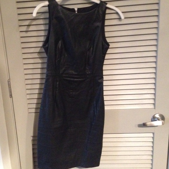 Zara Leather dress