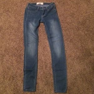 Hollister Alex Jean jeggings medium wash 3R.