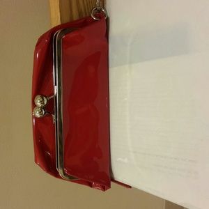 Patent leather purse