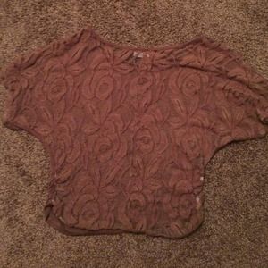 Lace back. Sold front