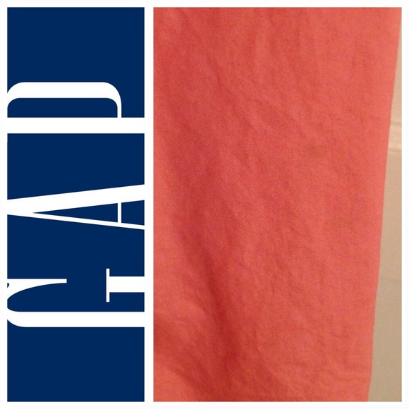 SOLD GAP Pink Salmon Dress 2 w/ pockets - Picture 3 of 3