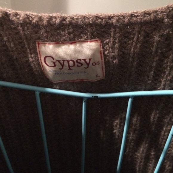 GYPSY 05 shred off shoulder sweater - Picture 3 of 4